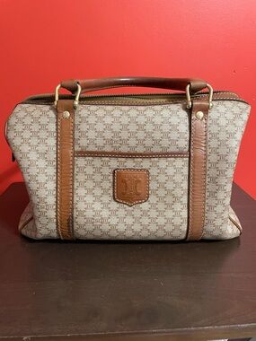 Celine Brown and Beige Monogram